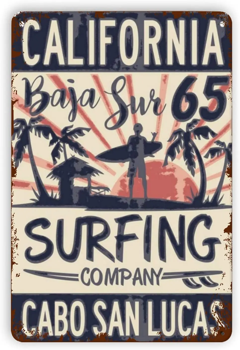 Metal Plaque Poster California Baja Sur Surfing Company Tin Sign Home Bedroom Beach Wall Decoration Plaque Metal Plate 12*8 Inch
Metal Plaque Poster California Baja Sur Surfing Company Tin Sign Home Bedroom Beach Wall Decoration Plaque Metal Plate 12*8 Inch
