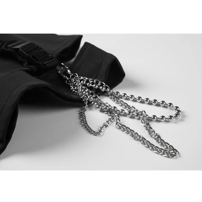 Gothic Sexy Hollow Out Crop Skirt Women Punk Chain High Waist A-Line Streetwear Black Skirts Ins Party Club Night Mini Buttoms
Gothic Sexy Hollow Out Crop Skirt Women Punk Chain High Waist A-Line Streetwear Black Skirts Ins Party Club Night Mini Buttoms