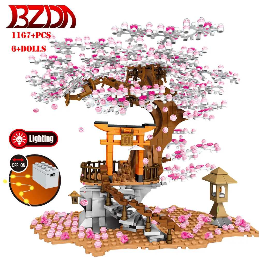 SEMBO High-tech Cherry Blossom Building Blocks Tree Japanese Cherry Blossom Bricks Sembo City Mini Street View Toys For Children
SEMBO High-tech Cherry Blossom Building Blocks Tree Japanese Cherry Blossom Bricks Sembo City Mini Street View Toys For Children