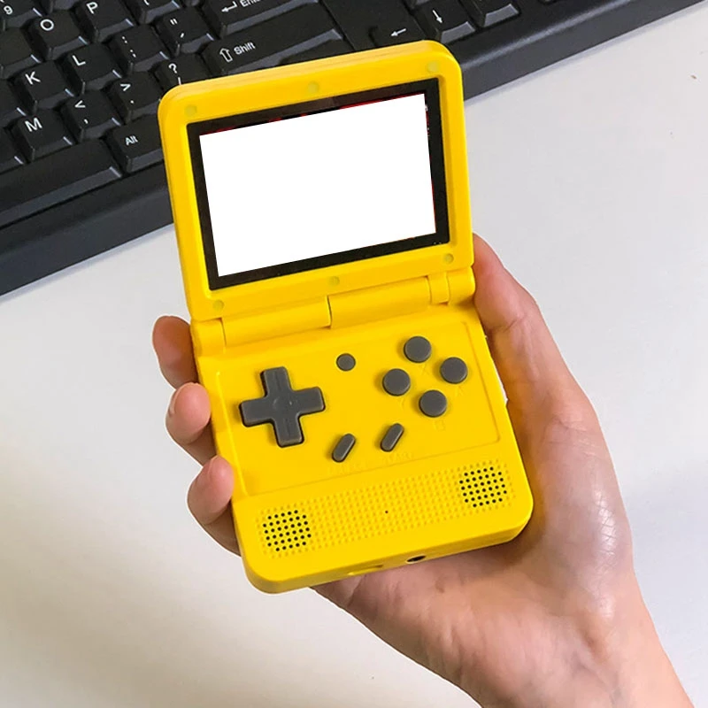 Mini Retro 64-Bit Open Source System Portable 3 Inch IPS Sn Flip 3D Game Console Dual Open System 15 Emulators 16G
Mini Retro 64-Bit Open Source System Portable 3 Inch IPS Sn Flip 3D Game Console Dual Open System 15 Emulators 16G