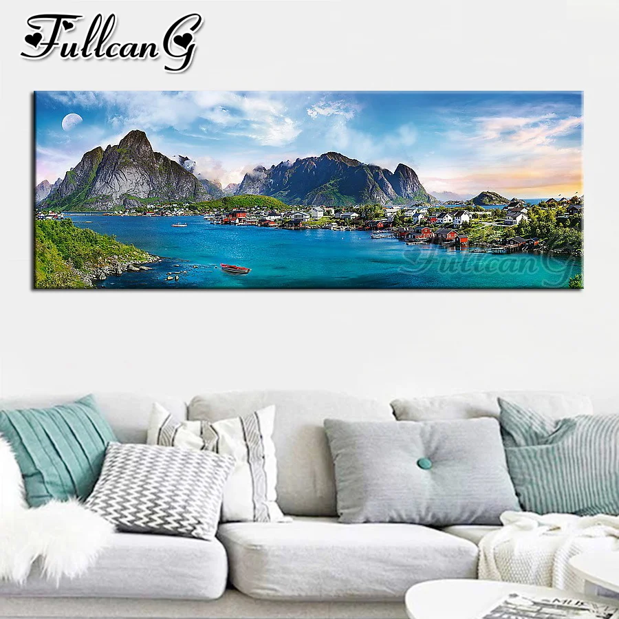 FULLCANG Norway Lofoten Islands diy 5d full square round drill diamond embroidery landscape large mosaic canvas painting FC3232
FULLCANG Norway Lofoten Islands diy 5d full square round drill diamond embroidery landscape large mosaic canvas painting FC3232