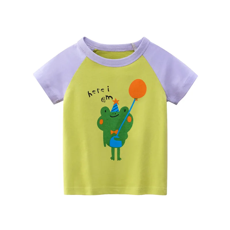 Japanese Korean Version Of Children's Clothing New 2021 Summer Girls Short-Sleeved T-Shirt Fashion Baby Clothes
Japanese Korean Version Of Children's Clothing New 2021 Summer Girls Short-Sleeved T-Shirt Fashion Baby Clothes