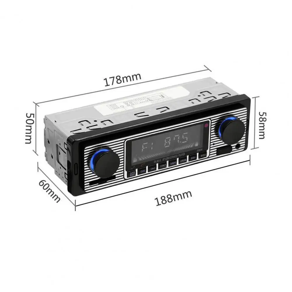 Автомобильный MP3-плеер, Bluetooth, функция вызова, U-диск, вставка для считывания карт, радио-плеер для транспортных средств, автомагнитола
Автомобильный MP3-плеер, Bluetooth, функция вызова, U-диск, вставка для считывания карт, радио-плеер для транспортных средств, автомагнитола