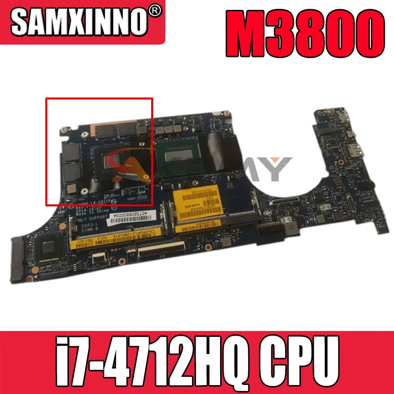 Оригинальная материнская плата для ноутбука DELL Precision M3800 материнская плата i7-4712HQ SR1PZ N15P-Q1-A2 CN-0PGPCJ 0PGPCJ LA-C011P DDR3L
Оригинальная материнская плата для ноутбука DELL Precision M3800 материнская плата i7-4712HQ SR1PZ N15P-Q1-A2 CN-0PGPCJ 0PGPCJ LA-C011P DDR3L