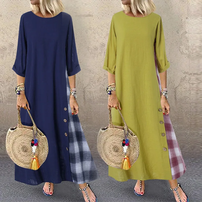 Elegant Muslim Women Dress Turkey Solid Maxi Abaya Women's Summer Sundress 2021 Casual Beach Boho Vestidos Female Abaya Robe
Elegant Muslim Women Dress Turkey Solid Maxi Abaya Women's Summer Sundress 2021 Casual Beach Boho Vestidos Female Abaya Robe