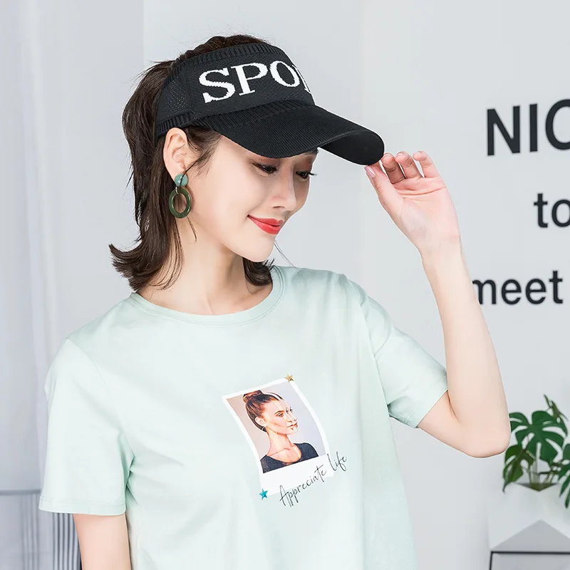 New Spring summer summer empty top hat for women fashion printed letter sunscreen sun hat female girls outdoor travel casual cap
New Spring summer summer empty top hat for women fashion printed letter sunscreen sun hat female girls outdoor travel casual cap