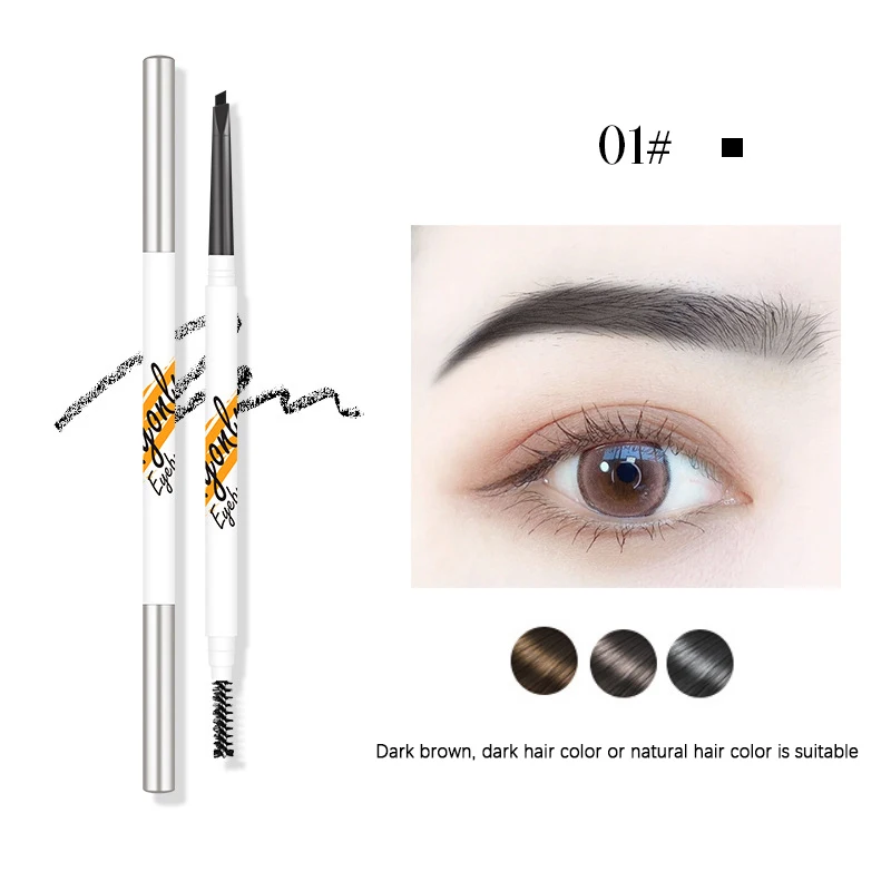 5 Color Eyebrow Pencil Natural Long Lasting Not Blooming Double Ended Eye Brow Waterproof Sweatproof No Fading Eyebrow Pen
5 Color Eyebrow Pencil Natural Long Lasting Not Blooming Double Ended Eye Brow Waterproof Sweatproof No Fading Eyebrow Pen