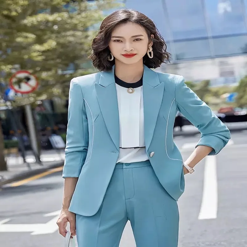 Autumn Winter Formal Professional OL Styles Women Business Suits Ladies Office Work Wear Blazers Set Pantsuits Plus Size 5XL
Autumn Winter Formal Professional OL Styles Women Business Suits Ladies Office Work Wear Blazers Set Pantsuits Plus Size 5XL