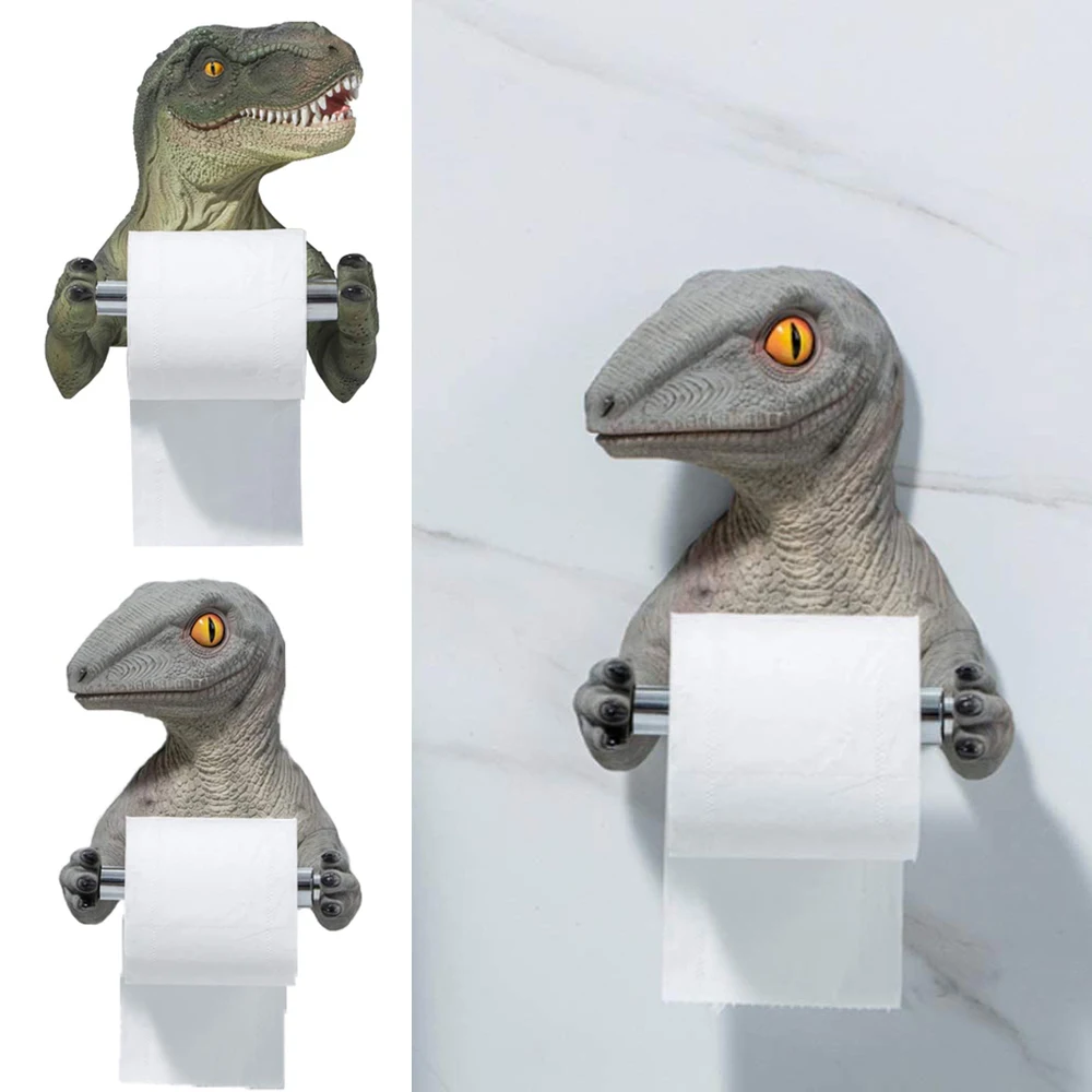 Tissue Box Creative Resin Wall Rack Toilet Paper Holder Cartoon Dinosaur Towel Rack Bedroom Roll Holder M56
Tissue Box Creative Resin Wall Rack Toilet Paper Holder Cartoon Dinosaur Towel Rack Bedroom Roll Holder M56