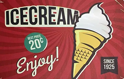 Metal Vintage Tin Sign Decor Food Ice-Cream Snackes Theme for Kitchen Home Diner Bar Pub Coffee Retro Art Sign
Metal Vintage Tin Sign Decor Food Ice-Cream Snackes Theme for Kitchen Home Diner Bar Pub Coffee Retro Art Sign
