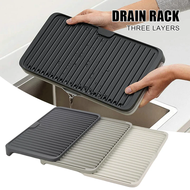 For Kitchen Tool Telescopic Tableware Draining Board Multipurpose Three-tier Utensil Organizer Practical Kitchen Cutlery Tray
For Kitchen Tool Telescopic Tableware Draining Board Multipurpose Three-tier Utensil Organizer Practical Kitchen Cutlery Tray