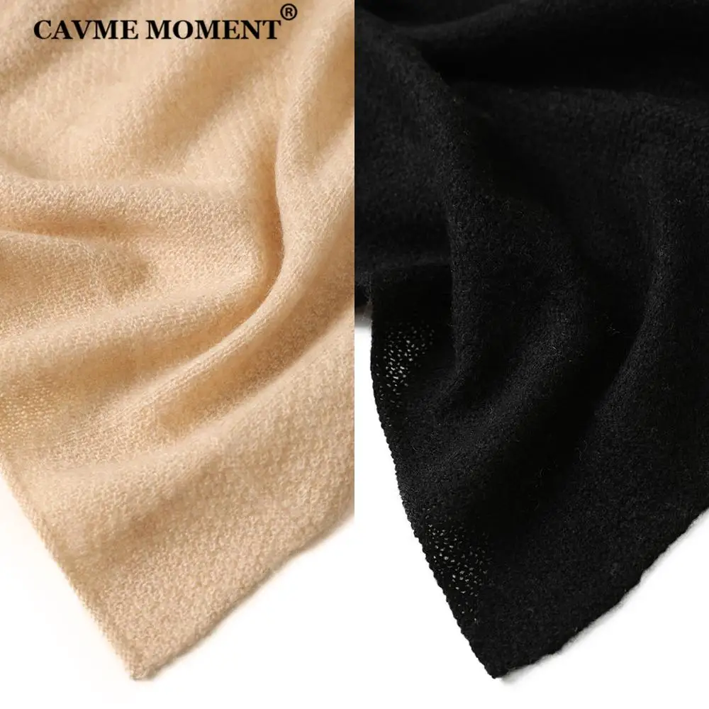 CAVME Pure Knitted Cashmere Pashmina Scarf for Women Winter Ladies Scarves Solid Color Long Scarf 100% Cashmere 170g 54*200cm
CAVME Pure Knitted Cashmere Pashmina Scarf for Women Winter Ladies Scarves Solid Color Long Scarf 100% Cashmere 170g 54*200cm