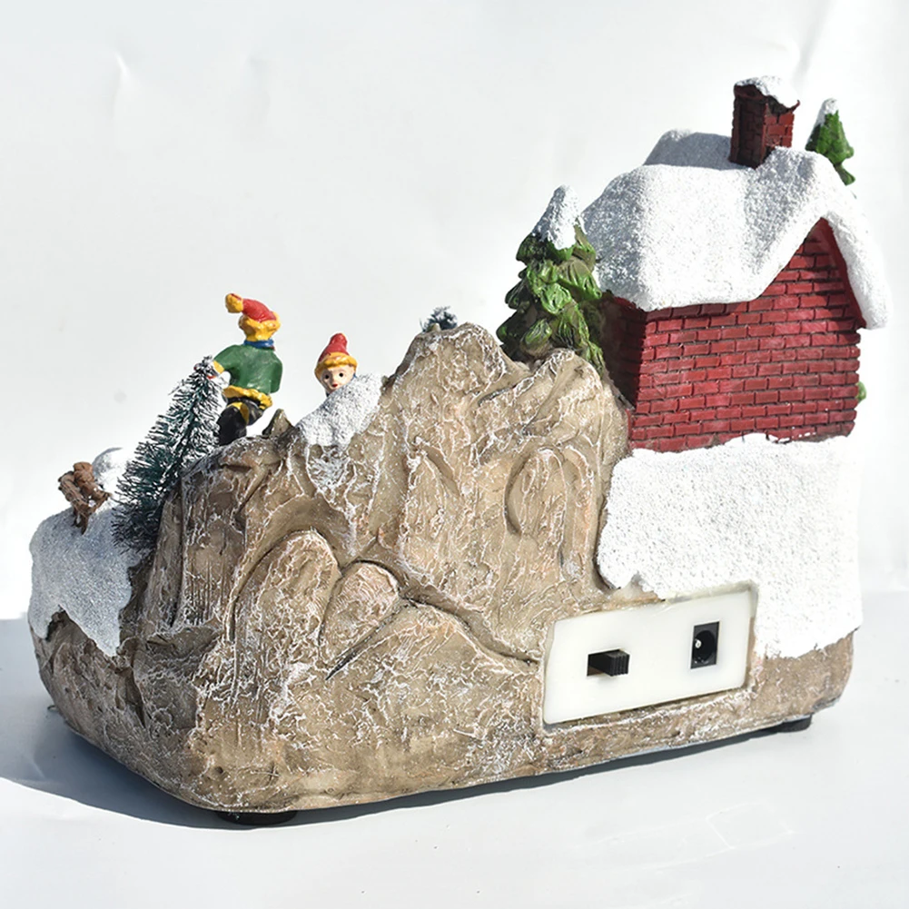 Christmas Decor Luminous Music Box European Style House LED Light Rotating Music Box Classical Artware Kids Birthday Gift
Christmas Decor Luminous Music Box European Style House LED Light Rotating Music Box Classical Artware Kids Birthday Gift