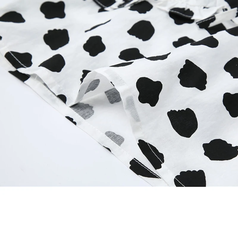 Puff Short Sleeve Square Chiffon Black Dot Shirt Women Bandage Design Crop Top 2021 Summer Korean Style New Fashion Lady Blouse
Puff Short Sleeve Square Chiffon Black Dot Shirt Women Bandage Design Crop Top 2021 Summer Korean Style New Fashion Lady Blouse