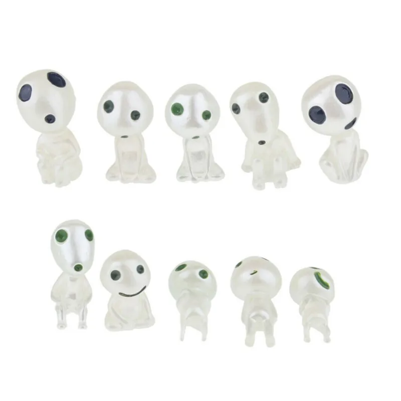 10Pc Ghibli Kodama Tree Spirit Princess Mononoke Mininatures Glowing Figure Luminous Elf Tree Dolls Novelty Toys Home Decoration
10Pc Ghibli Kodama Tree Spirit Princess Mononoke Mininatures Glowing Figure Luminous Elf Tree Dolls Novelty Toys Home Decoration