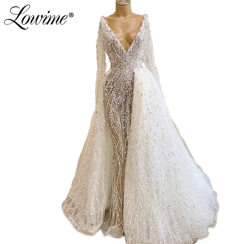 Elegant Evening Dresses With Detachable Train V Neck Beading Wedding Party Dress 2020 Robe De Soiree Dubai Prom Dresses
Elegant Evening Dresses With Detachable Train V Neck Beading Wedding Party Dress 2020 Robe De Soiree Dubai Prom Dresses