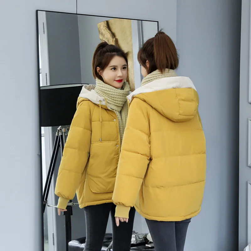 Down padded jacket women short winter 2020 new Korean version of bread jacket quilted jacket loose thick padded jacket women
Down padded jacket women short winter 2020 new Korean version of bread jacket quilted jacket loose thick padded jacket women