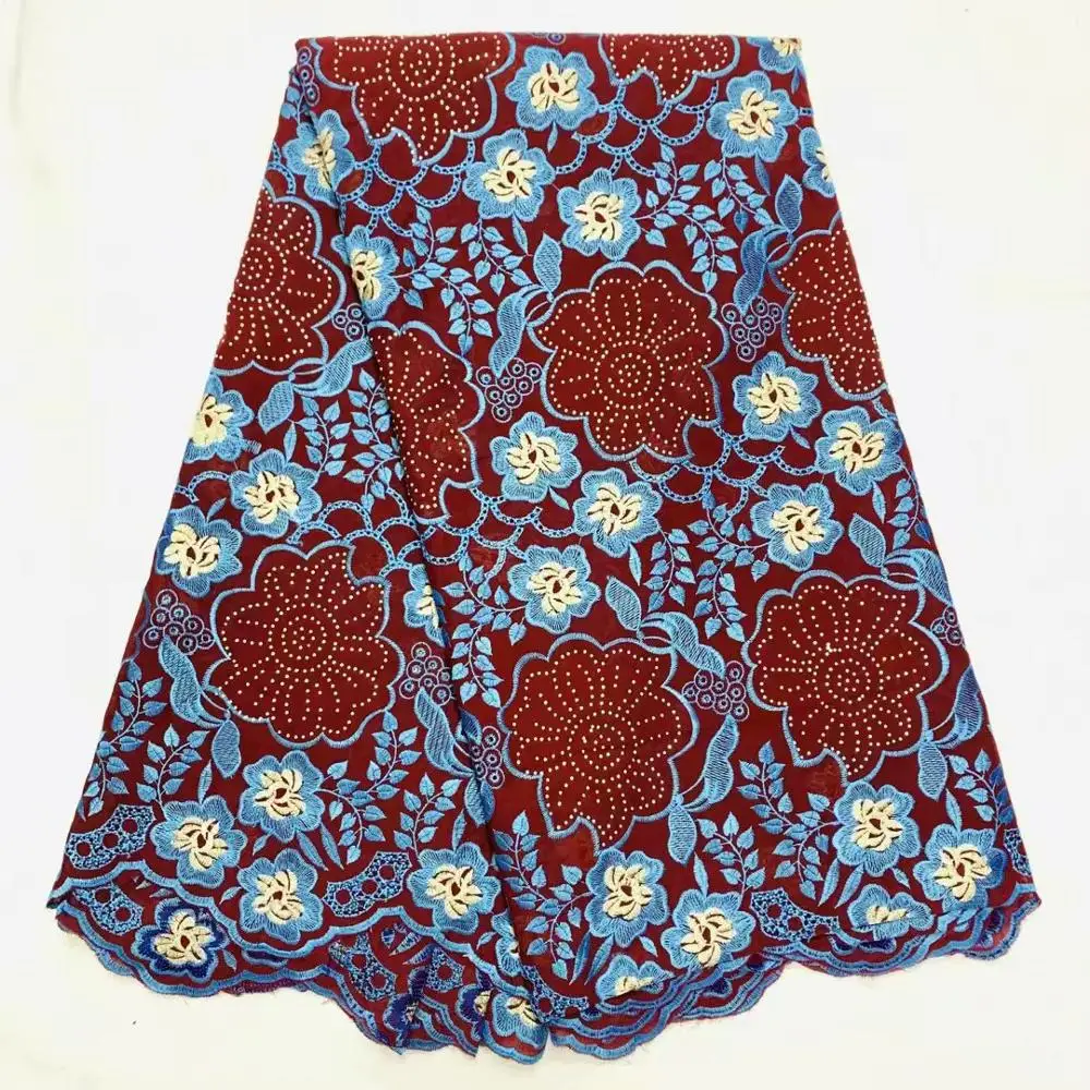 5yards african swiss voile lace fabric good quality stones cotton lace fabric for women party dress JFMA092
5yards african swiss voile lace fabric good quality stones cotton lace fabric for women party dress JFMA092