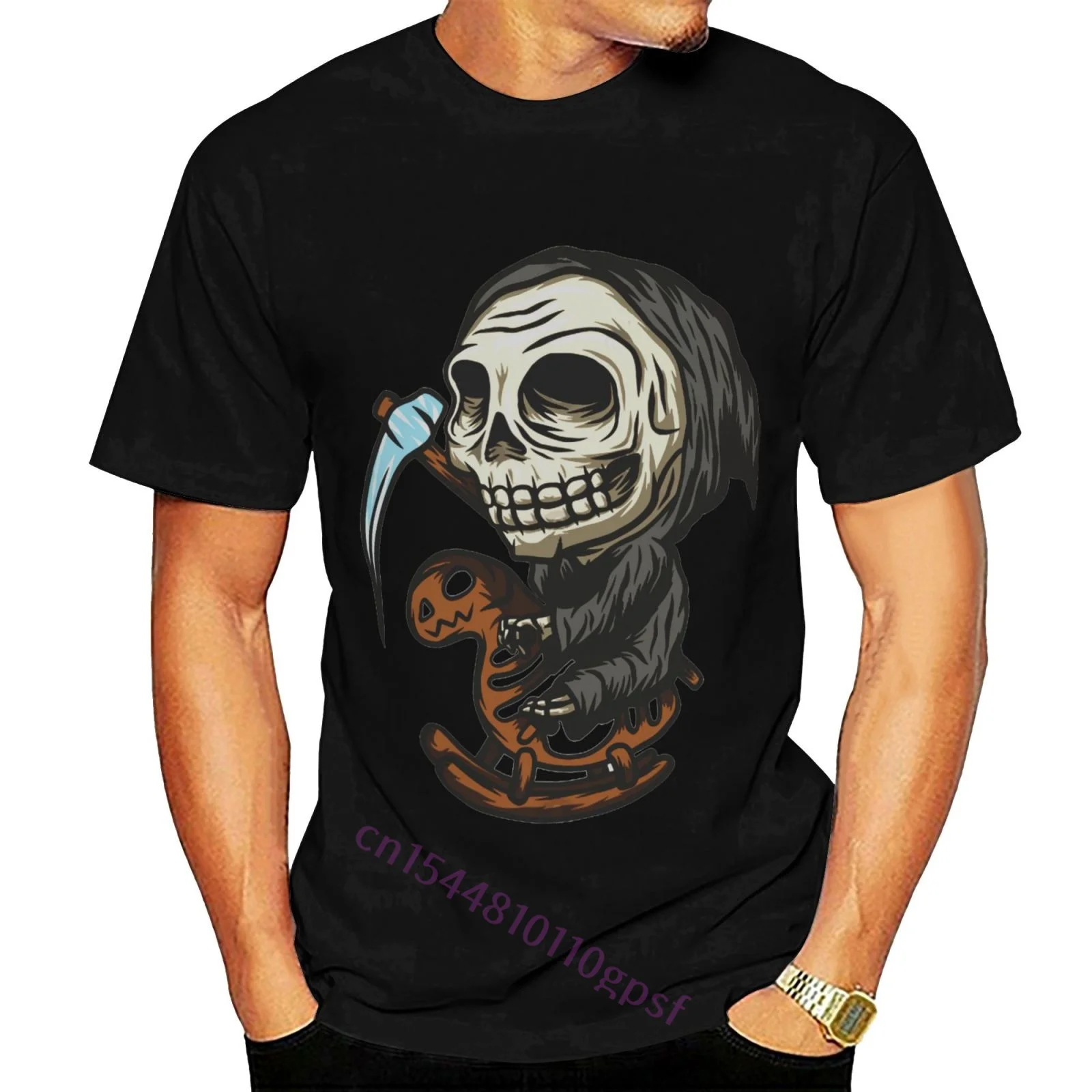 Unisex Halloween Zombie - Reaper - Bright - Trick Or Treat Vintage Funny Tshirt Men's 100% Cotton Black T-Shirt Streetwear Tee
Unisex Halloween Zombie - Reaper - Bright - Trick Or Treat Vintage Funny Tshirt Men's 100% Cotton Black T-Shirt Streetwear Tee