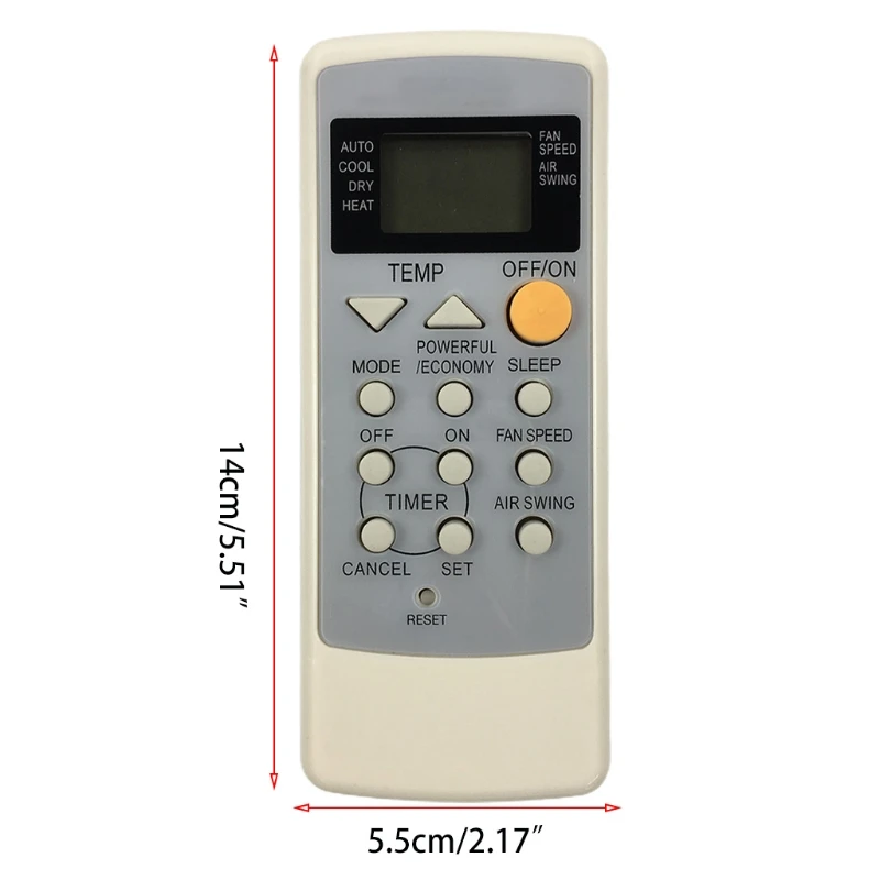 Applicable For Frequency Conversion Air Conditioning Remote Control A75C2043 A75C2160 A75c2046 2047
Applicable For Frequency Conversion Air Conditioning Remote Control A75C2043 A75C2160 A75c2046 2047