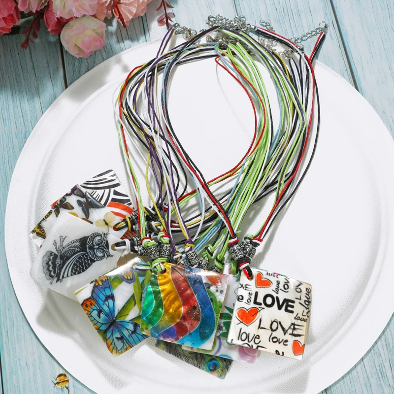 Fashion Butterfly Rainbow Acrylic Silver Color Drop Earrings for Women Square Feather Adjustable Rope Chain Necklace Jewelry Set
Fashion Butterfly Rainbow Acrylic Silver Color Drop Earrings for Women Square Feather Adjustable Rope Chain Necklace Jewelry Set