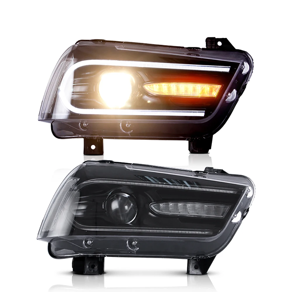 Car Head Lamp Assembly for Dodge Charger Headlights 2011-2014 Bi-Xenon Lens Double Beam HID LED Sequential Turn Signal
Car Head Lamp Assembly for Dodge Charger Headlights 2011-2014 Bi-Xenon Lens Double Beam HID LED Sequential Turn Signal