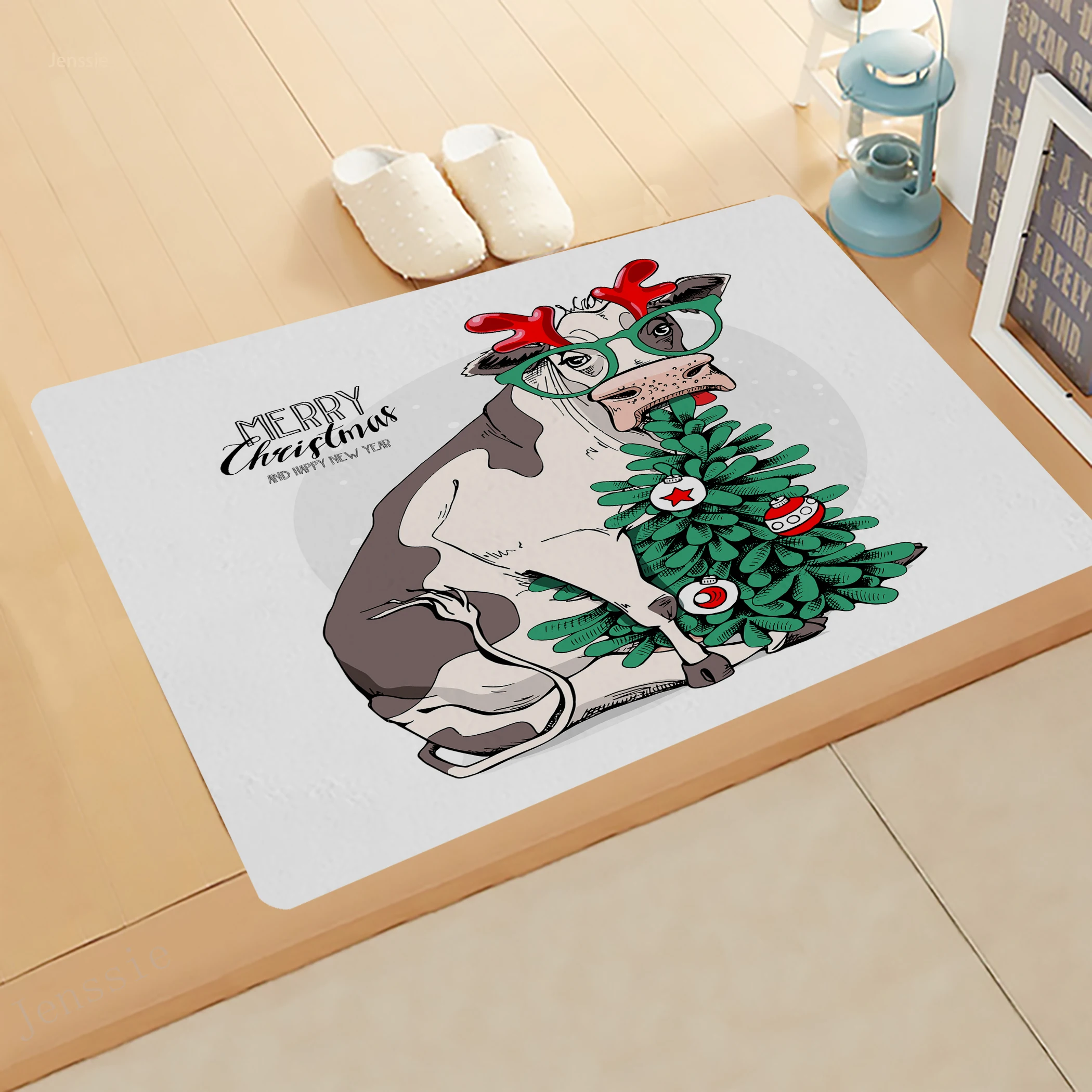 3D Cartoon Cattle Doormats Non Slip Living Room Floor Mat Dust Proof Bedroom Decor Carpet Christmas Tree Doormats For Home Decor
3D Cartoon Cattle Doormats Non Slip Living Room Floor Mat Dust Proof Bedroom Decor Carpet Christmas Tree Doormats For Home Decor