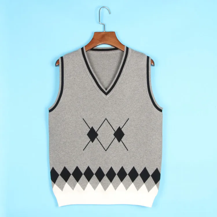 Autumn British School Girl Sleeveless Sweater Vest School Uniforms V-neck Japanese Boys And Girls Students Korean Knitted Vest
Autumn British School Girl Sleeveless Sweater Vest School Uniforms V-neck Japanese Boys And Girls Students Korean Knitted Vest