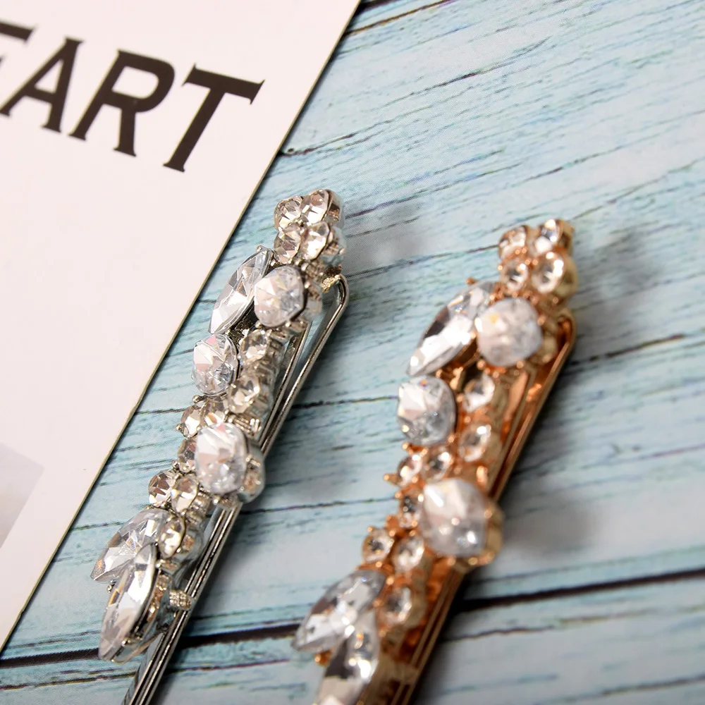 1 PC Fashion Women Rhinestone Leaf Hairpin Gold Sliver Color Hair Clip Barrettes Crystal Hair Jewelry Hair Styling Accessories
1 PC Fashion Women Rhinestone Leaf Hairpin Gold Sliver Color Hair Clip Barrettes Crystal Hair Jewelry Hair Styling Accessories