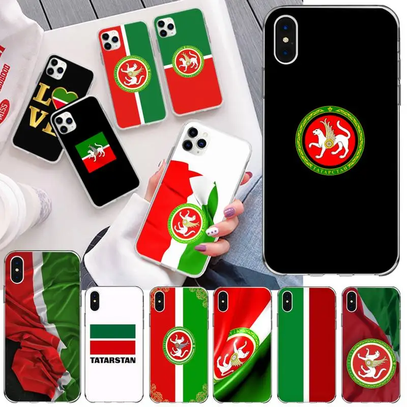 KPUSAGRT Tatarstan National Flag Black Cell Phone Case for iPhone 11 pro XS MAX 8 7 6 6S Plus X 5S SE 2020 XR cover
KPUSAGRT Tatarstan National Flag Black Cell Phone Case for iPhone 11 pro XS MAX 8 7 6 6S Plus X 5S SE 2020 XR cover