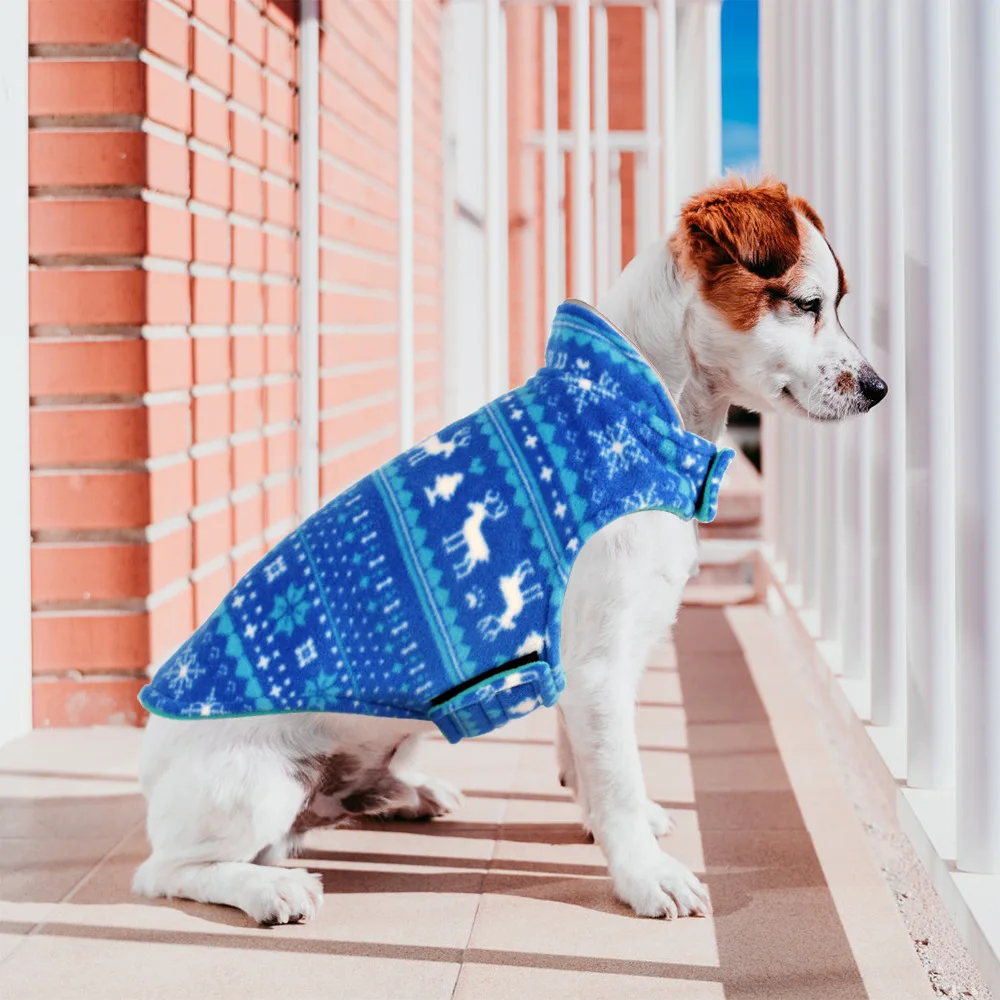 Christmas Pet Clothes Europe And America Autumn Winter Double-Sided Wear Padded Printed Polar Fleece Jacket Coat Dog
Christmas Pet Clothes Europe And America Autumn Winter Double-Sided Wear Padded Printed Polar Fleece Jacket Coat Dog