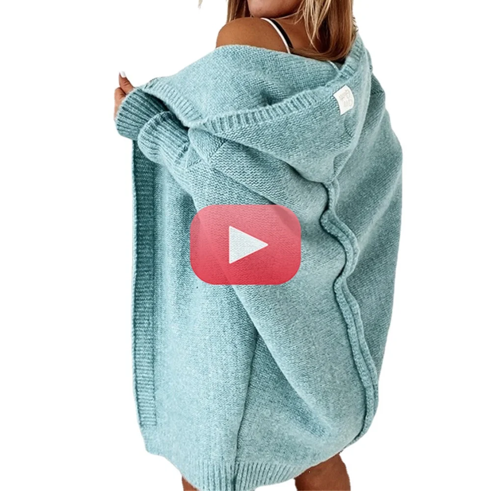 Mid-length All-match Cardigan Women Korean Fashion Loose Batwing Sleeve Sweaters Autumn New Loose Hooded Sweater Women's Jacket
Mid-length All-match Cardigan Women Korean Fashion Loose Batwing Sleeve Sweaters Autumn New Loose Hooded Sweater Women's Jacket