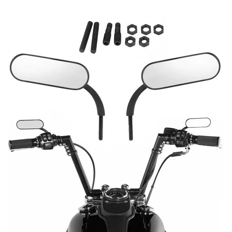 Мотоциклетное Черное мини овальное левое и правое боковое зеркало для Harley Touring Electra Glide Dyna Fatboy Softail Sportster X
Мотоциклетное Черное мини овальное левое и правое боковое зеркало для Harley Touring Electra Glide Dyna Fatboy Softail Sportster X