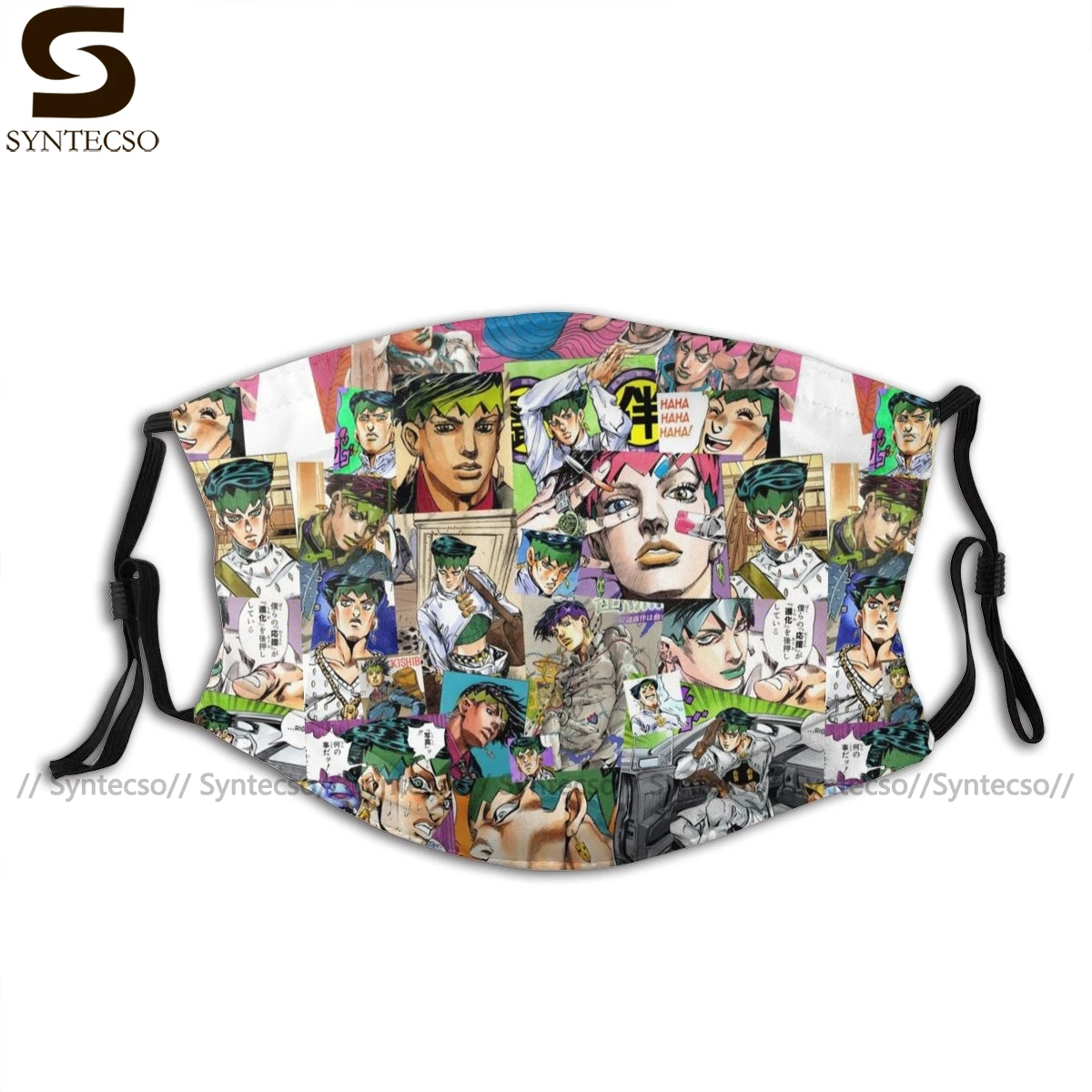 Jojo Bizarre Mouth Face Mask Rohan Kishibe Facial Mask with Filters for Adult Funny Fashion Mask
Jojo Bizarre Mouth Face Mask Rohan Kishibe Facial Mask with Filters for Adult Funny Fashion Mask