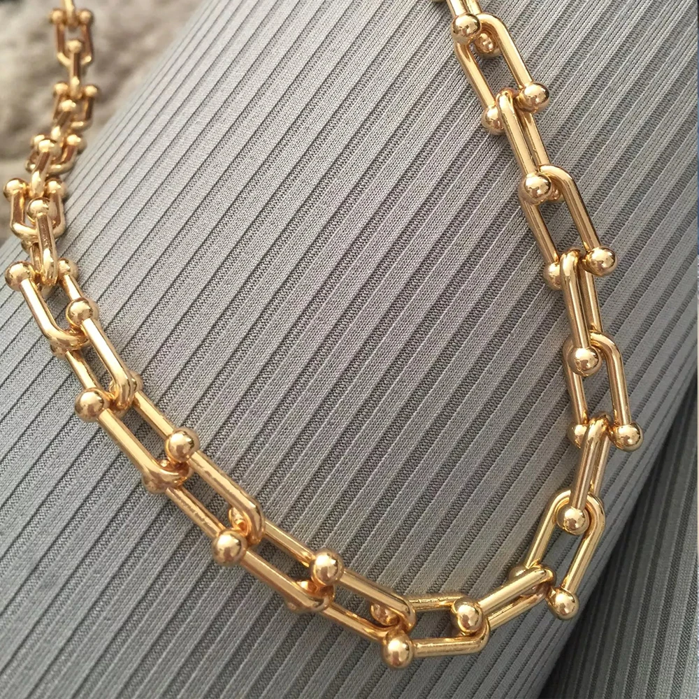 Ожерелье из нержавеющей стали на толстой цепочке до ключиц для женщин цепочка в форме подковы цепочка для пар ожерелье ювелирные изделия
Ожерелье из нержавеющей стали на толстой цепочке до ключиц для женщин цепочка в форме подковы цепочка для пар ожерелье ювелирные изделия