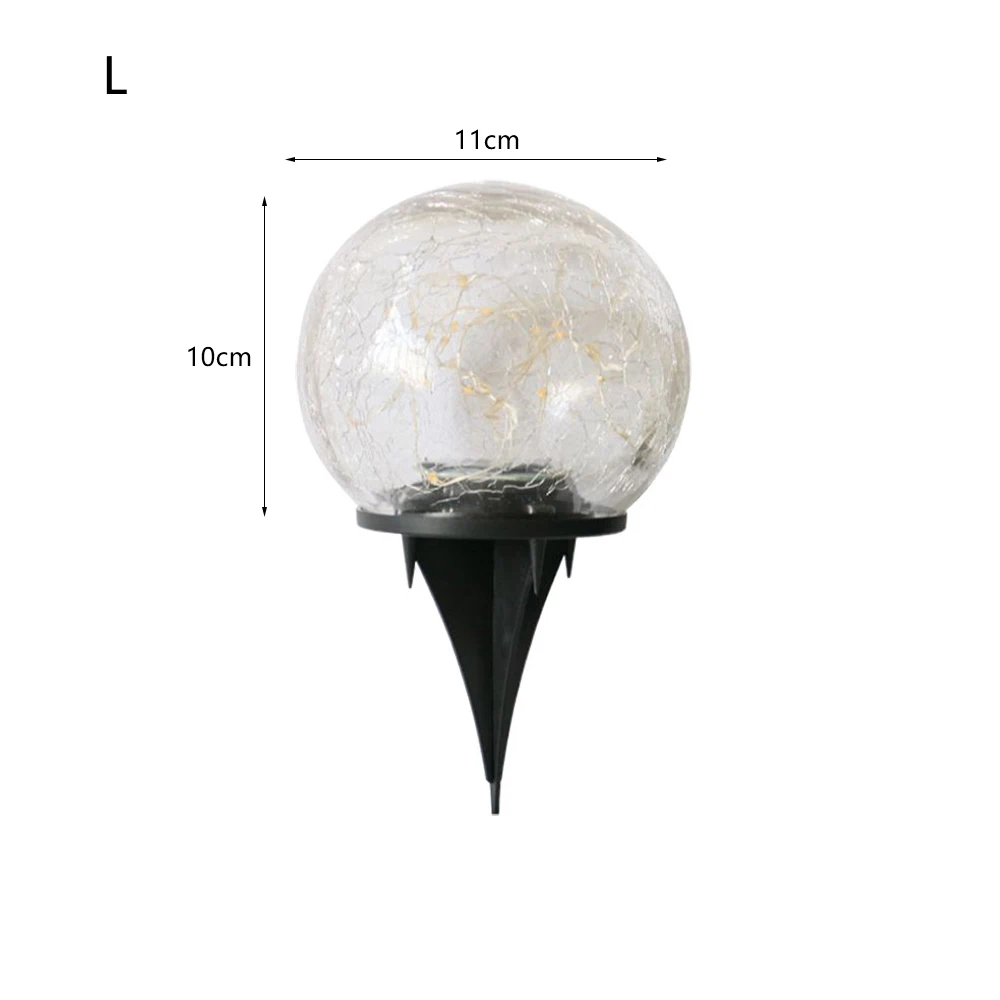 Garden Decoration Outdoor Solar Led Light Outdoor Garden Cracked Glass Ball LED Solar Light Waterproof Street Decorative Lights
Garden Decoration Outdoor Solar Led Light Outdoor Garden Cracked Glass Ball LED Solar Light Waterproof Street Decorative Lights