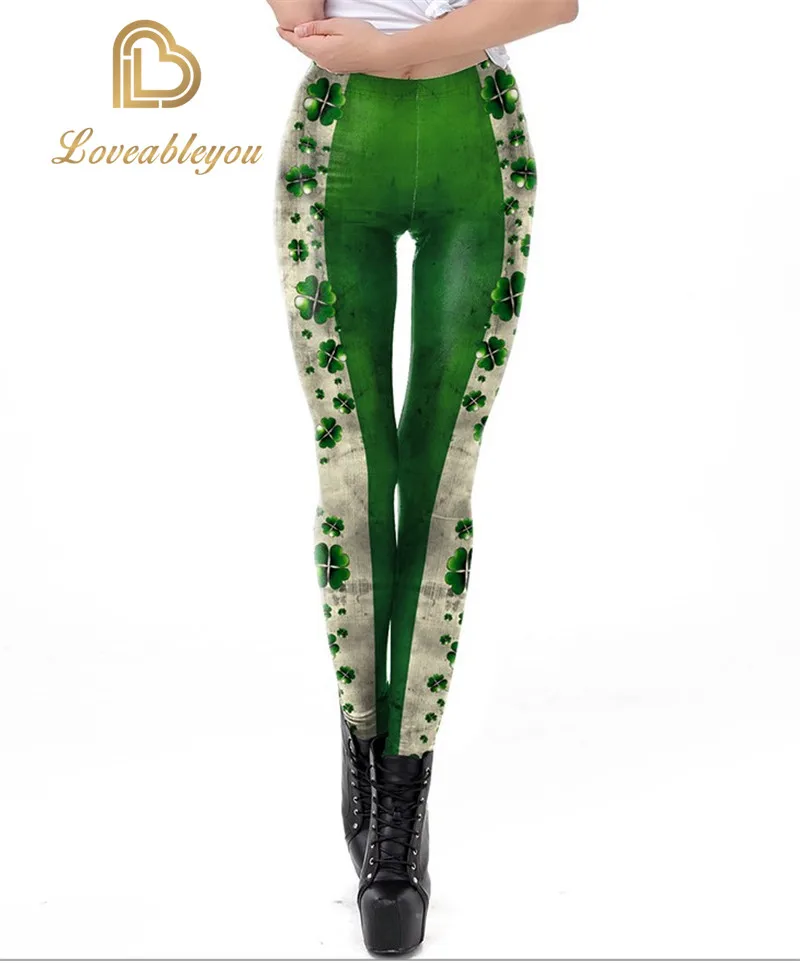 New Cosplay St. Patrick's Day 3D Clover Printed Leggings Women Fake Lace Skinny Pants Sexy Female Leggings Plus Size
New Cosplay St. Patrick's Day 3D Clover Printed Leggings Women Fake Lace Skinny Pants Sexy Female Leggings Plus Size