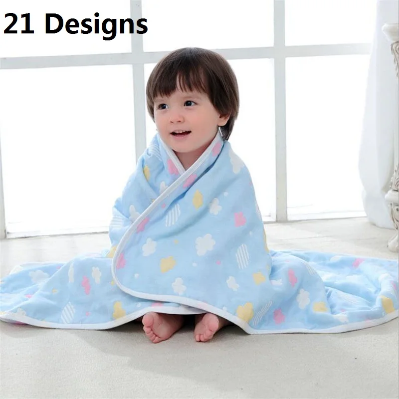 Марлевое хлопковое 6-слойное одеяло для новорожденных Детское одеяло, дети, детское постельное белье, детский Пеленальный Одеяло, 21 дизайн 
Марлевое хлопковое 6-слойное одеяло для новорожденных Детское одеяло, дети, детское постельное белье, детский Пеленальный Одеяло, 21 дизайн