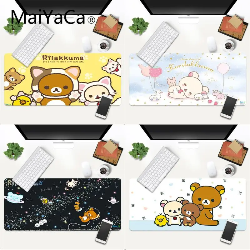 MaiYaCa Kawaii rilakkuma gaming mouse pad gamer XXL Mouse Pad anime Laptop Desk Mat pc gamer completo as Christmas gift
MaiYaCa Kawaii rilakkuma gaming mouse pad gamer XXL Mouse Pad anime Laptop Desk Mat pc gamer completo as Christmas gift
