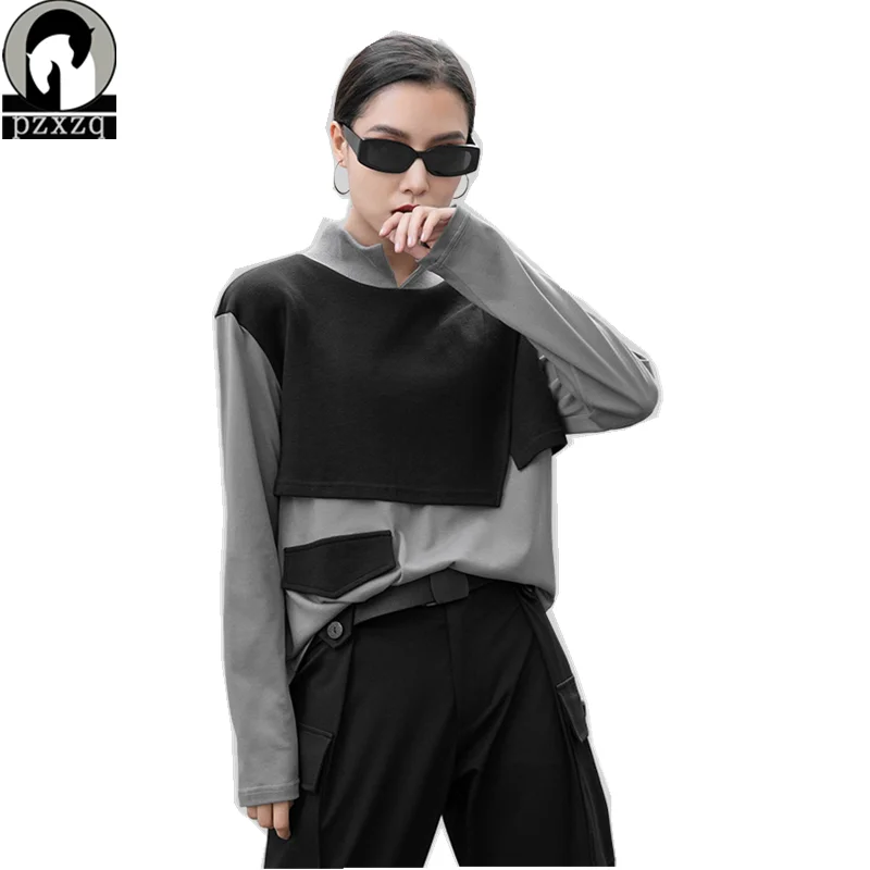 Оригинальный дизайн, осенне-зимние толстовки, свободные толстовки с длинными рукавами, необычный контрастный цвет 
Оригинальный дизайн, осенне-зимние толстовки, свободные толстовки с длинными рукавами, необычный контрастный цвет