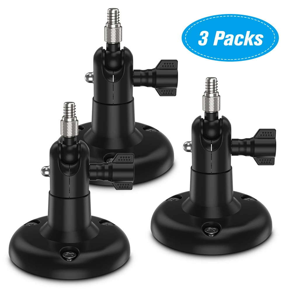 3 Pack Adjustable Wall Mount for ARLO HD/ARLO PRO/ARLO PRO2/ARLO GO/ARLO ULTRA/WYZE CAM PAN Home Camera Mounting Bracket Outdoor
3 Pack Adjustable Wall Mount for ARLO HD/ARLO PRO/ARLO PRO2/ARLO GO/ARLO ULTRA/WYZE CAM PAN Home Camera Mounting Bracket Outdoor