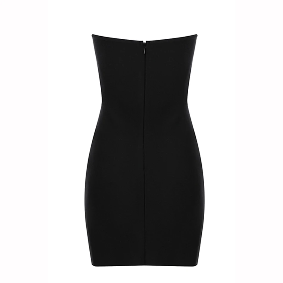 2021 Summer New Women'S Black Fashion Sexy Strapless Backless V-Neck Bandage Dress Bodycon Celebrity Club Party Mini Dress
2021 Summer New Women'S Black Fashion Sexy Strapless Backless V-Neck Bandage Dress Bodycon Celebrity Club Party Mini Dress