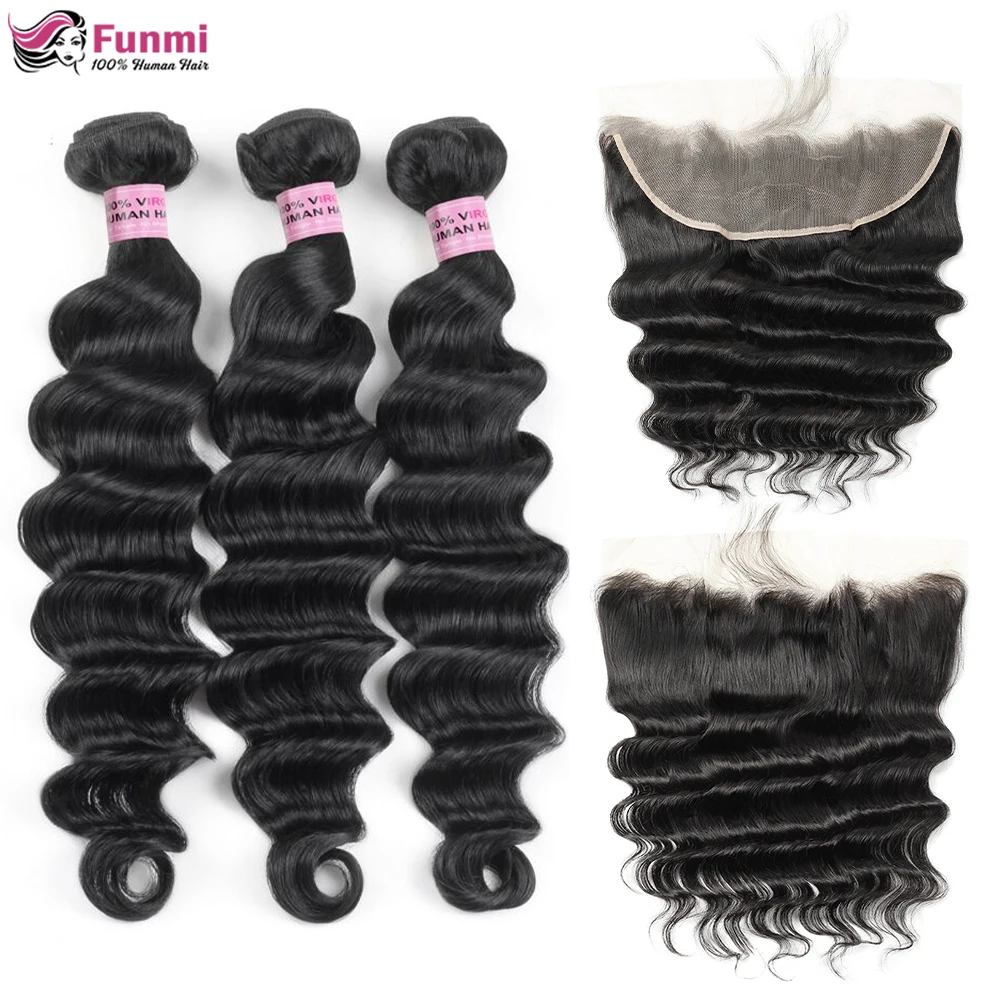 Brazilian Deep Wave Bundles With Frontal Remy Human Hair 3 Bundles With Lace Frontal 100% Human Hair Extensions For Black Woman
Brazilian Deep Wave Bundles With Frontal Remy Human Hair 3 Bundles With Lace Frontal 100% Human Hair Extensions For Black Woman