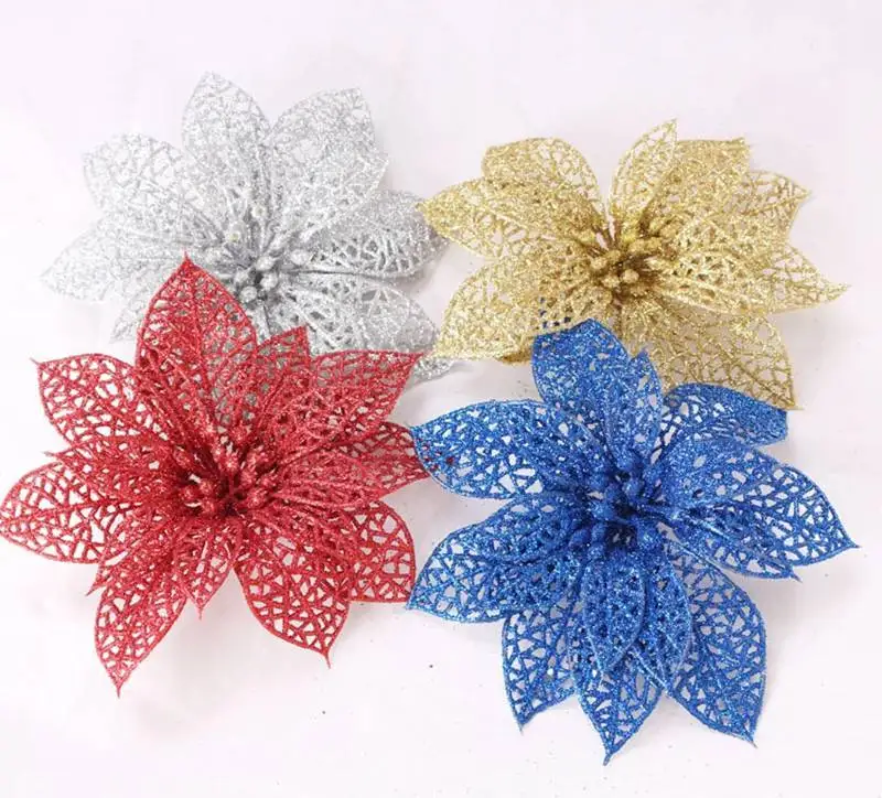 10Pcs Artificial Christmas Flowers Fake Merry Christmas Tree Decorations For Home Gift Xmas Ornament Happy New Year
10Pcs Artificial Christmas Flowers Fake Merry Christmas Tree Decorations For Home Gift Xmas Ornament Happy New Year