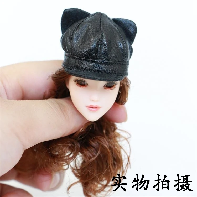 Женская шапка с кошачьими ушками, модная кожаная кепка с кошачьими ушками, кукла-солдат, из в наличии частей, 1:6
Женская шапка с кошачьими ушками, модная кожаная кепка с кошачьими ушками, кукла-солдат, из в наличии частей, 1:6