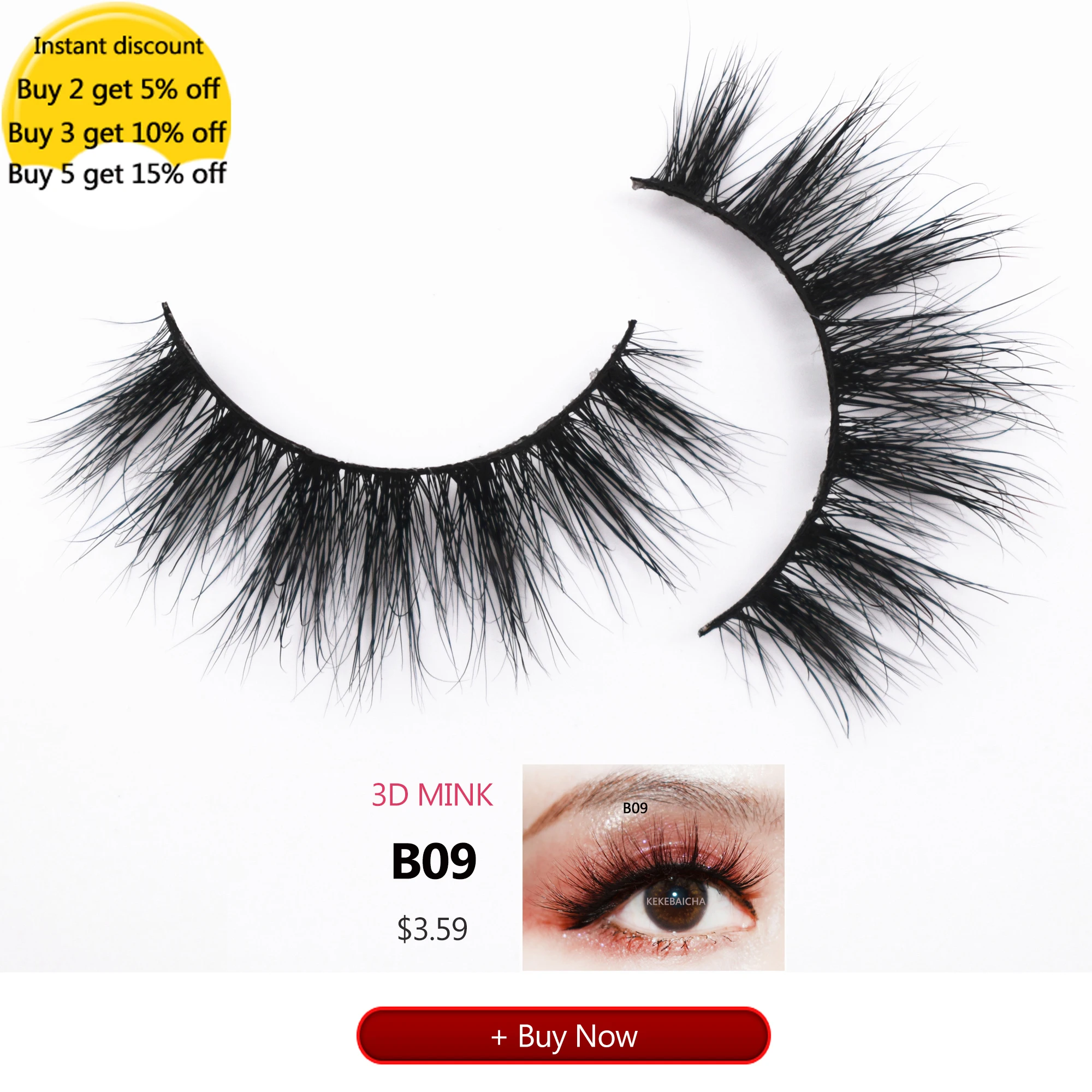 Mink Eyelashes Natural Long Lashes 3D Mink Lash Cruelty-free Wispy Medium Volume 3D Mink Round Lash Makeup Eyelashes faux cils
Mink Eyelashes Natural Long Lashes 3D Mink Lash Cruelty-free Wispy Medium Volume 3D Mink Round Lash Makeup Eyelashes faux cils