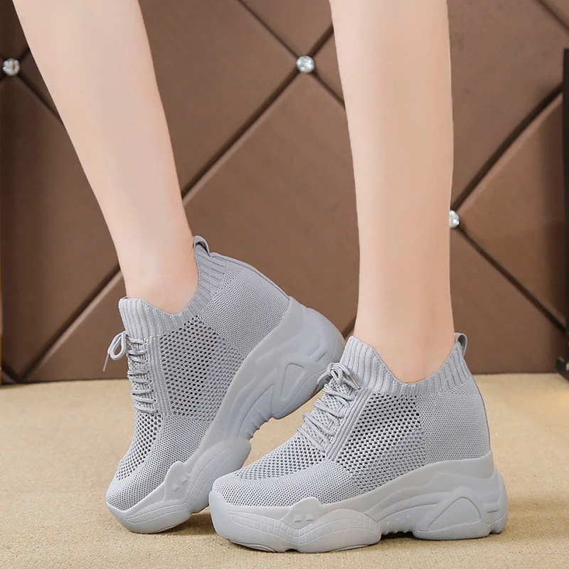 Hidden Heels Platform Sneakers Women Breathable Air Mesh Wedge Sock Shoes Woman 2021 Spring Casual Shoes
Hidden Heels Platform Sneakers Women Breathable Air Mesh Wedge Sock Shoes Woman 2021 Spring Casual Shoes