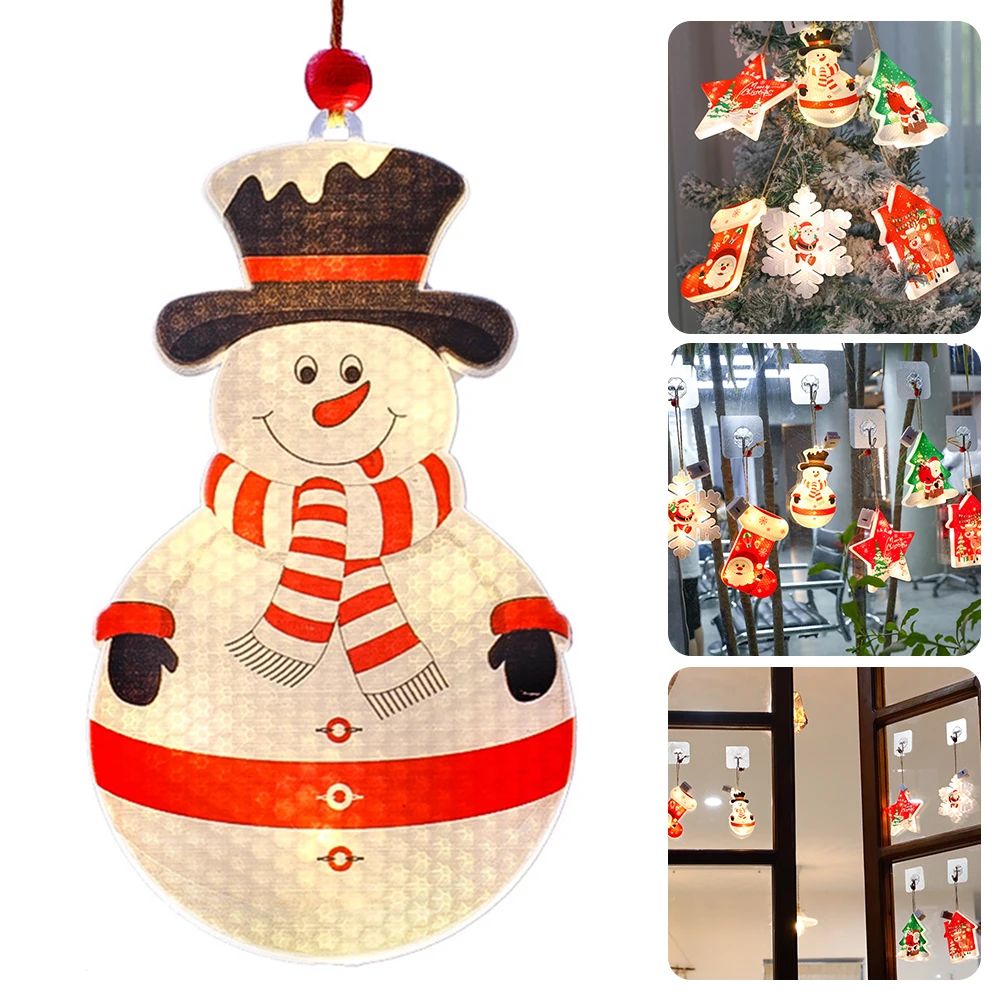 Christmas Led Lights Hook Hanging Window Light Night Lamp Christmas Tree Led Pendant For Home Party Holiday Decor Xmas Gifts
Christmas Led Lights Hook Hanging Window Light Night Lamp Christmas Tree Led Pendant For Home Party Holiday Decor Xmas Gifts