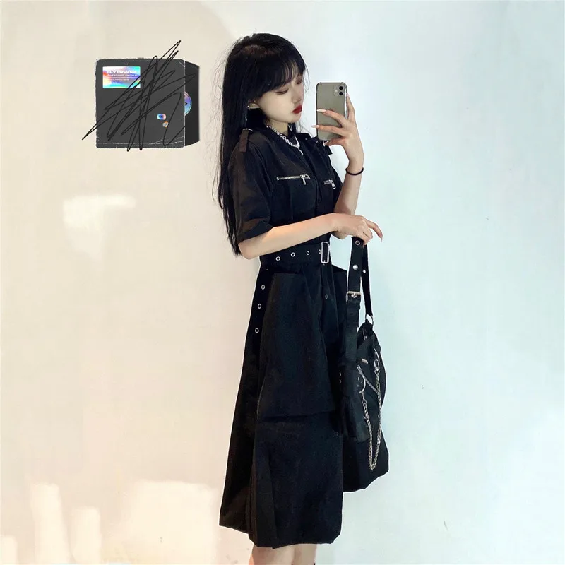 INS Design Tooling Shirt Women's Summer 2021 New A- line Skirt Temperament Waist-Controlled Slimming Dress
INS Design Tooling Shirt Women's Summer 2021 New A- line Skirt Temperament Waist-Controlled Slimming Dress