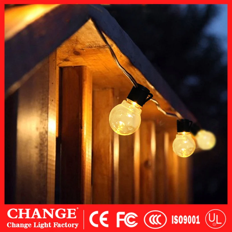 Outdoor Garland Solar Energy String Light Street LED G50 Bulb As Christmas Decoration Lamp For Home Indoor Yard Holiday Lighting
Outdoor Garland Solar Energy String Light Street LED G50 Bulb As Christmas Decoration Lamp For Home Indoor Yard Holiday Lighting